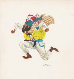 Jan Wesseling - Jan Wesseling | 1963 | Pipo in het land van 1001 dag - Illustration originale