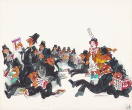 Jan Wesseling - Jan Wesseling | 1977 | Pipo en de stille feestgangers 2 - Illustration originale