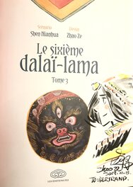 Dedicace de Zhao Ze pour le 6e dalai lama