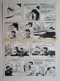 Bob Mau - En de zwarte Grizzly - et le Grizzly noir - Planche originale