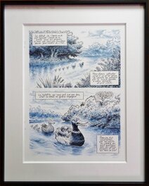 La planche encadrée La planche encadrée