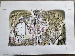 Charles Berberian - Rasputin - BERBERIAN - Original Illustration