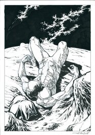 Dalibor Talajic - Living Tribunal dead - Original Illustration