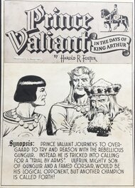 Hal Foster - Prince Valiant - Planche originale