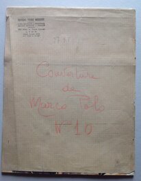 Le Papier de Protection de La Couverture du Marco Polo N°1 avec Tampon des éditions Pierre Mouchot a LYON .