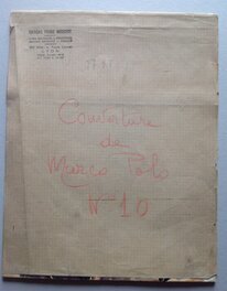 Le Papier de Protection de La Couverture du Marco Polo N°1 avec Tampon des éditions Pierre Mouchot a LYON . Le Papier de Protection de La Couverture du Marco Polo N°1 avec Tampon des éditions Pierre Mouchot a LYON .