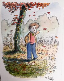 François Gomès - Fan-Art sur l'univers de Jules d'Emile Bravo - Original Illustration