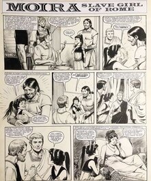 Alberto Salinas - Salinas : MOIRA SLAVE GIRL OF ROME Planche parue dans Princess Tina - Planche originale