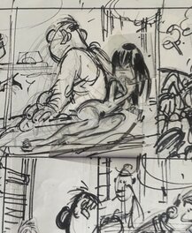 Croquis préparatoire détail Croquis préparatoire détail