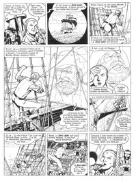 Christian Gaty - Barbe Rouge "À nous la Tortue" (1995) planche 45 - Comic Strip