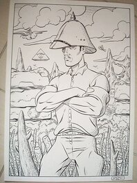 Chris Malgrain - Hommage à Moebius - Original Illustration