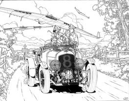 Jean-Christophe Thibert - Tribute to Blake & Mortimer 2 - Illustration originale