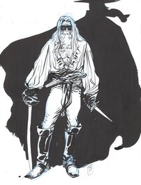 Ronan Toulhoat - Ronan Toulhoat - Old Zorro - Original Illustration