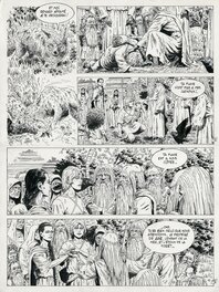 Claude Auclair - Auclair : Planche 110 de Bran Ruz 1980 - Planche originale