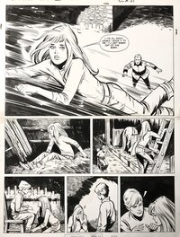 Jean Sidobre - Georges LEVIS (JEAN SIDOBRE) : Planche de "la légataire de Roxcliffe Hall" - 1972 - Comic Strip