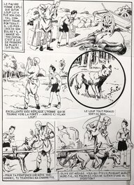 Joseph Porphyre Pinchon - Pinchon : Planche de olive et Bengali - Comic Strip