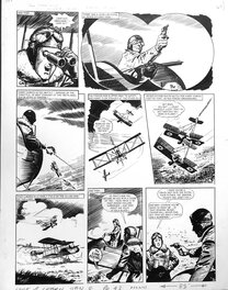 Planche originale - Planche d'eagles over the western front par Bill Lacey