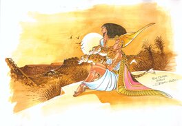 Crisse - Les déesses égyptiennes - Illustration originale