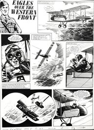 Bill Lacey - Planche d'eagles over the western front par Bill Lacey - Comic Strip