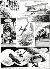 Bill Lacey - Planche d'eagles over the western front par Bill Lacey - Planche originale