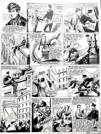 Reg Bunn - Reg BUNN : Planche de ZIP NOLAN dans LION du 14 Novembre 1964 - Comic Strip