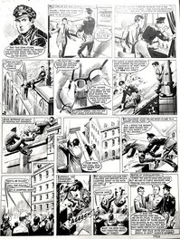 Reg Bunn - Reg BUNN : Planche de ZIP NOLAN dans LION du 14 Novembre 1964 - Planche originale