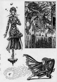 Raúlo Cáceres - Donjons et Dragons - 2° feuillet - Illustration originale