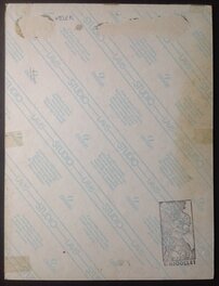 Le Verso de L'Orignal avec Un Nom ( ou une Adresse éffacée....)  ,... et Curieusement Le Tampon de NICOLLET ? ...