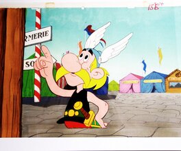 Albert Uderzo - Asterix (foire de Paris) - Original art
