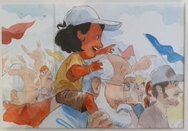 Aquarelle L'adoption