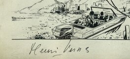 Signature d’Henri Vernes Signature d’Henri Vernes