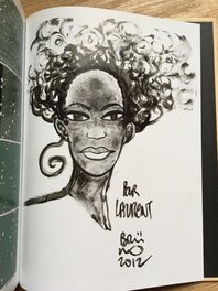 Dédicace obtenue au salon du livre en mars 2012