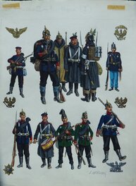 Soldats allemands 1870