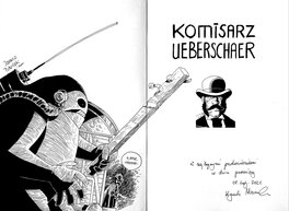 Janusz Pawlak - Komisarz Ueberschaer (Commissaire Ueberschaer et Golem) dedicace - Original art