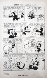 Otto Messmer - Planche originale Félix le chat - Comic Strip