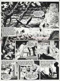 Georges Lévis - Georges LEVIS (JEAN SIDOBRE) : Planche de "la légataire de Roxcliffe Hall" épisode 4 page 1 - 1972 - Planche originale