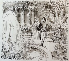 Jacques Grange - Napoléon et ses Amours - Original Illustration