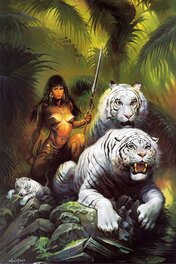 Ken Kelly - Ken Kelly Tigress - Heavy Metal Cover - Couverture originale