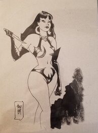 Jordi Bernet - Vampirella by Jordi Bernet - Illustration originale