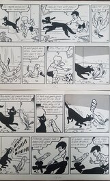 Jef Nys - De zwarte bomma originele pagina 13 - Comic Strip