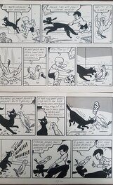 Jef Nys - De zwarte bomma originele pagina 13 - Planche originale