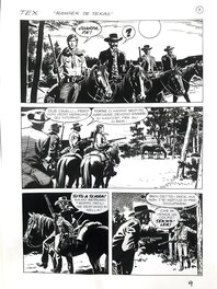 Ernesto Garcia Seijas - Ernesto GARCIA SEIJAS : TEX WILLER Ranger de Texas - Planche originale