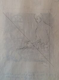 Croquis au dos de l’illustration