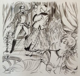 Jacques Grange - Napoléon et ses Amours - Illustration originale