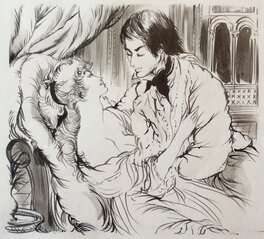 Jacques Grange - Napoléon et ses Amours - Illustration originale