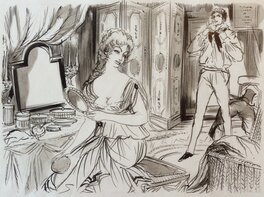 Jacques Grange - Napoléon et ses Amours - Original Illustration