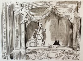 Jacques Grange - Napoléon et ses Amours - Original Illustration