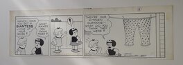 Ernie Bushmiller - Souvenir de ma très chère Tante Alice - vacances à Caen ! les mêmes caleçons !! - Comic Strip