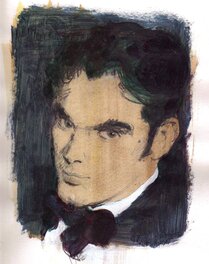 René Follet - Federico García Lorca - Illustration originale