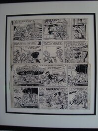 Spirou et Fantasio - Planche originale